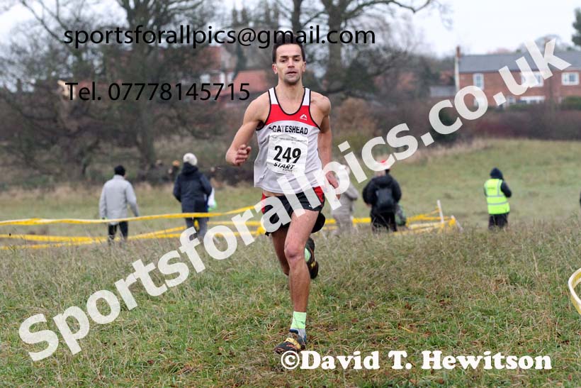 Senior men, 2021 North Eastern Cross Country Championships, Sedgefield. Photo: David T. Hewitson/Sports for All Pics